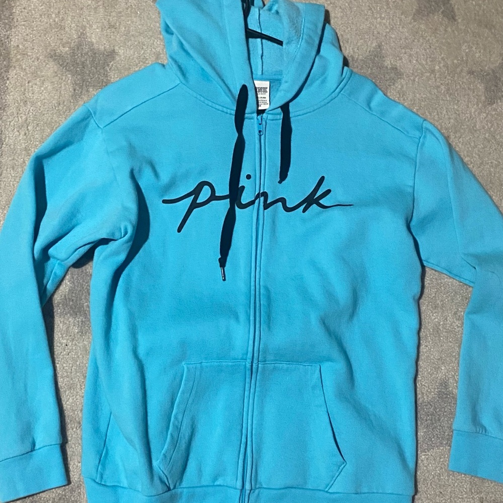 Blue pink jacket